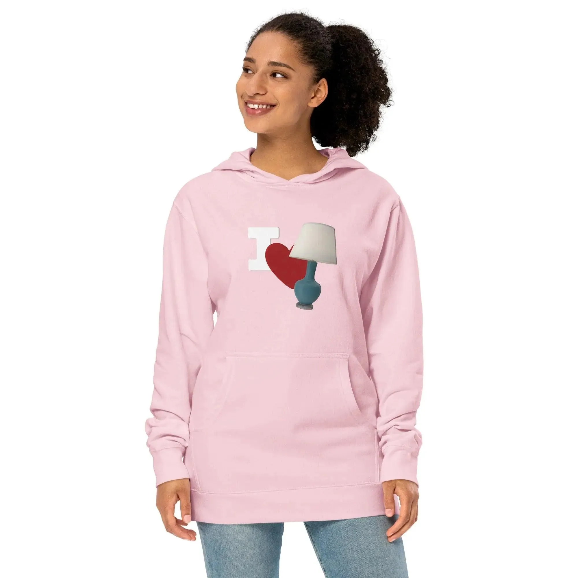 I Love Lamp Unisex Hoodie