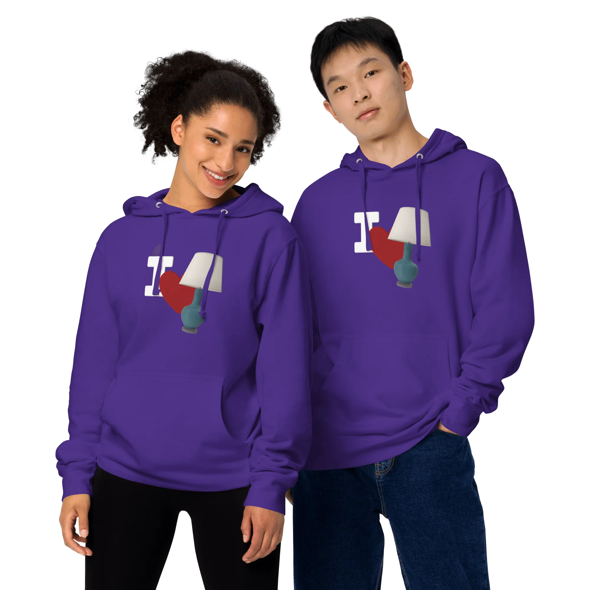 I Love Lamp Unisex Hoodie