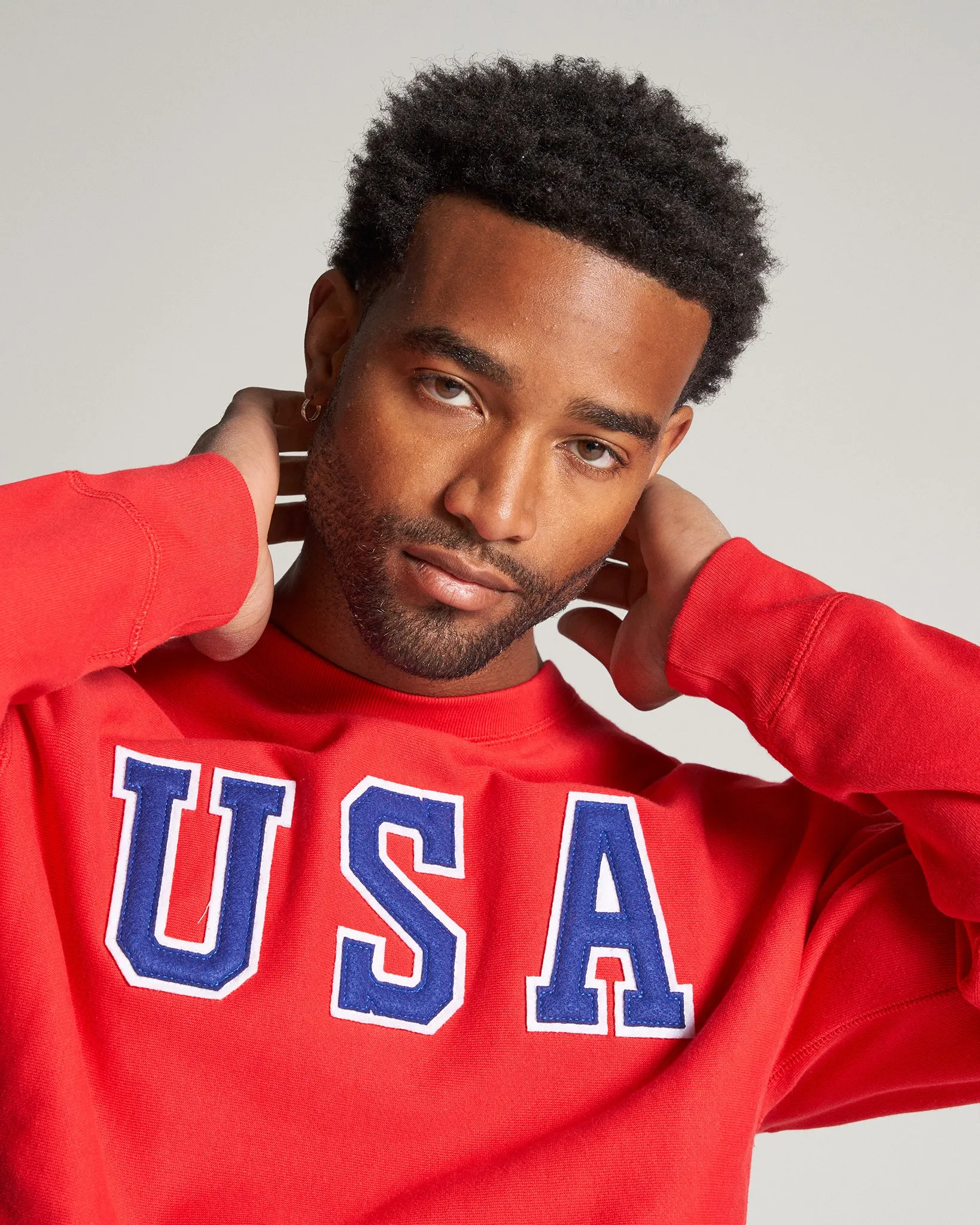 Jesse Owens USA Heavyweight Crewneck