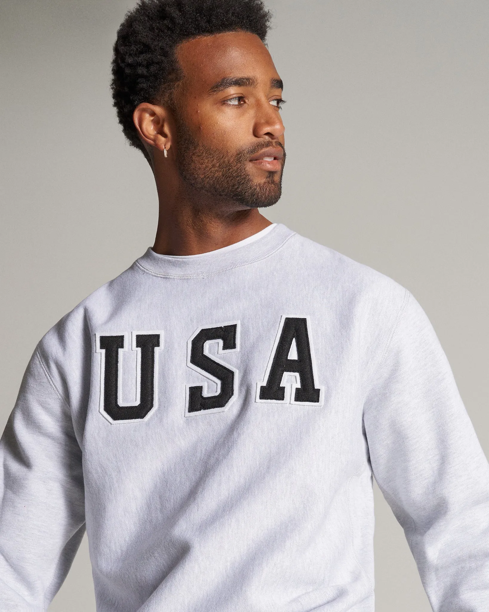 Jesse Owens USA Heavyweight Crewneck