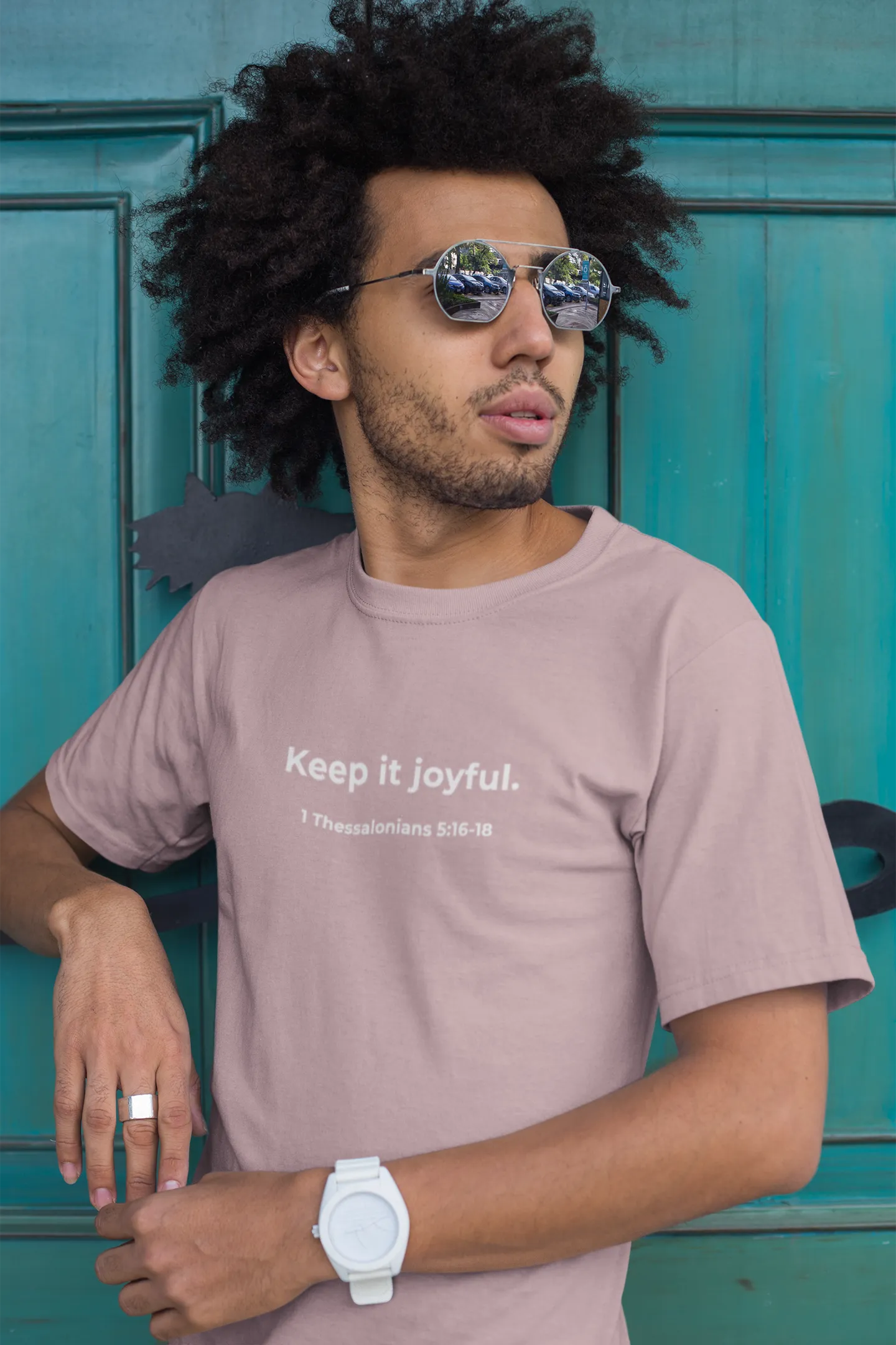 keep it joyful. Short sleeve T-shirt