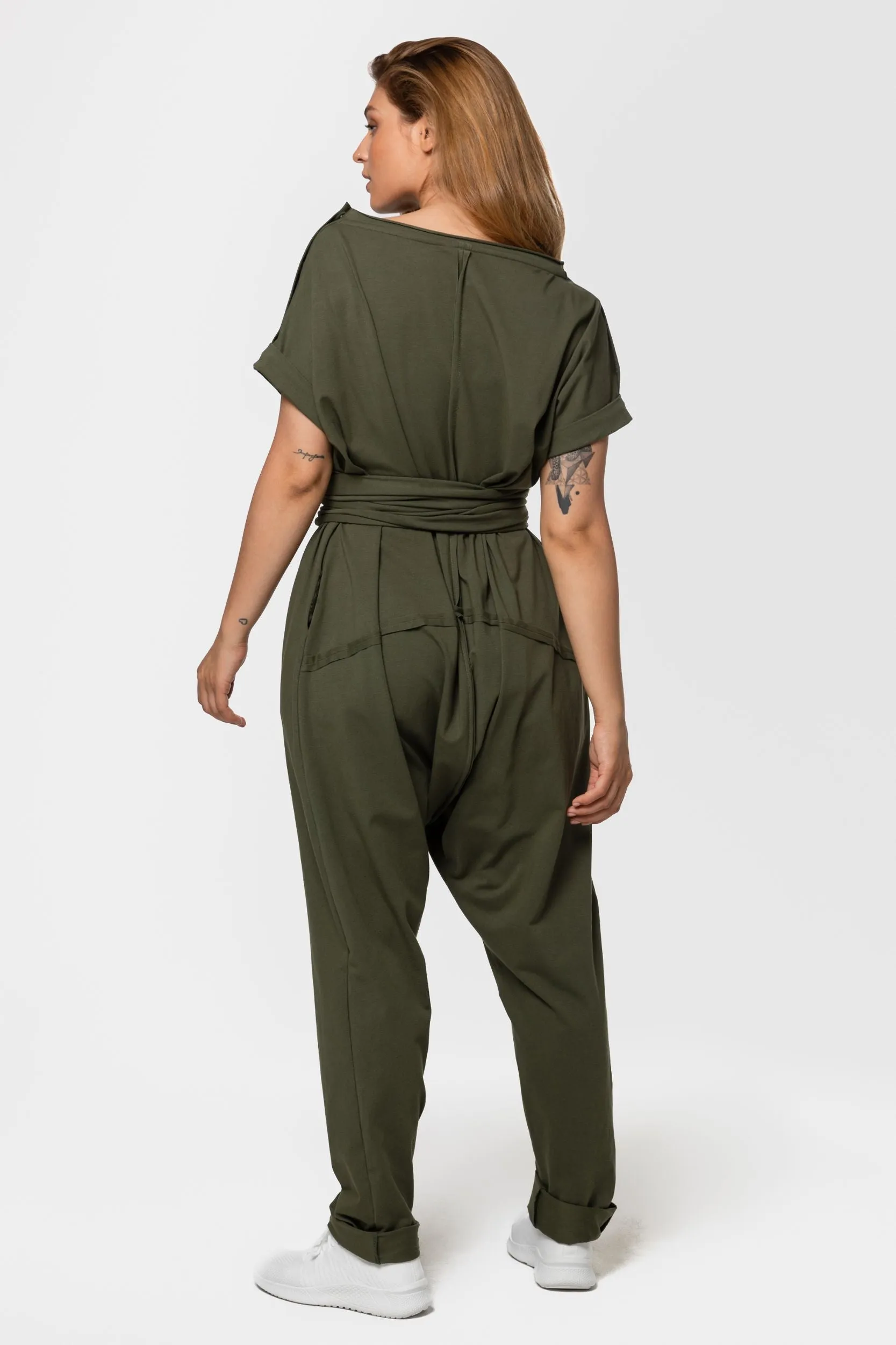 Khaki Cotton Overall