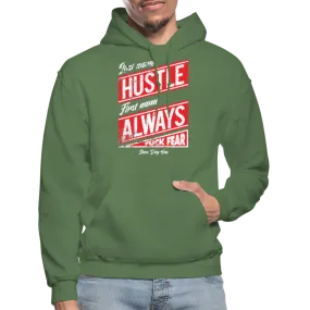 Last Name Hustle First Name Always Hoodie