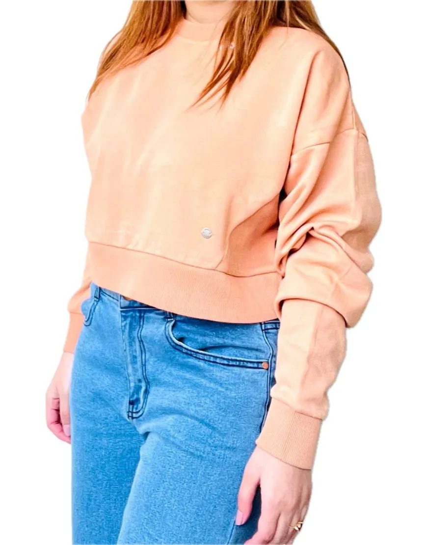 Long Sleeves Shirt in Peach