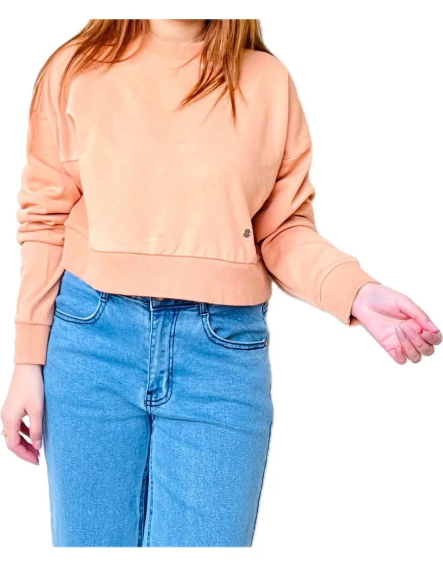 Long Sleeves Shirt in Peach