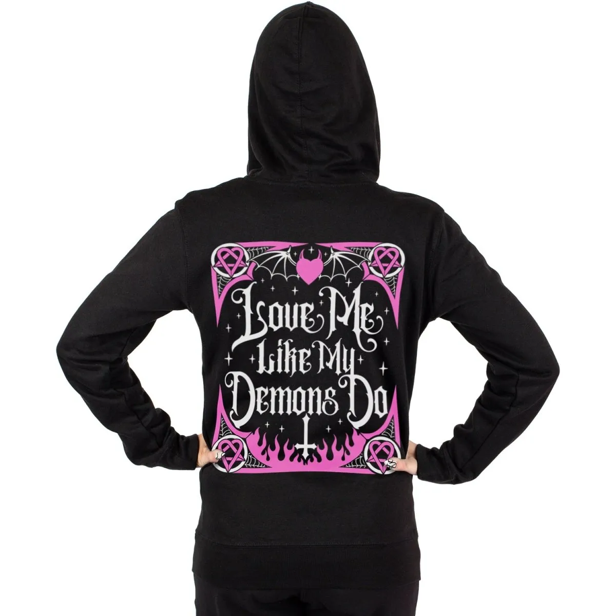 Love My Demons Do Zip Hoodie