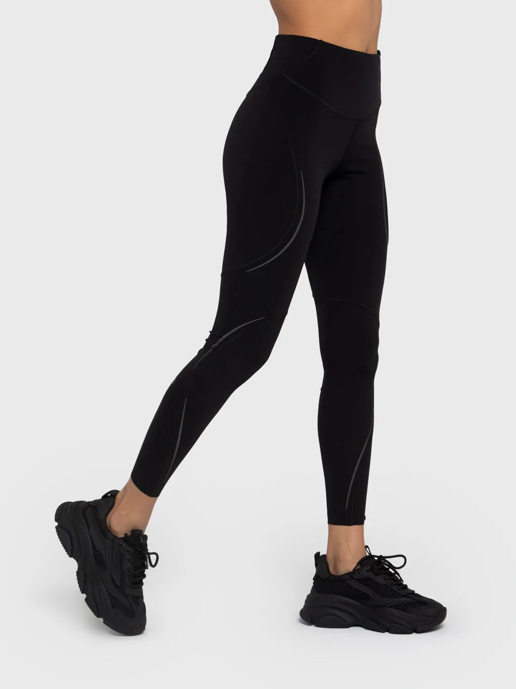 LULULEMON BLACK BASE PACE HR REFLECTIVE TIGHT