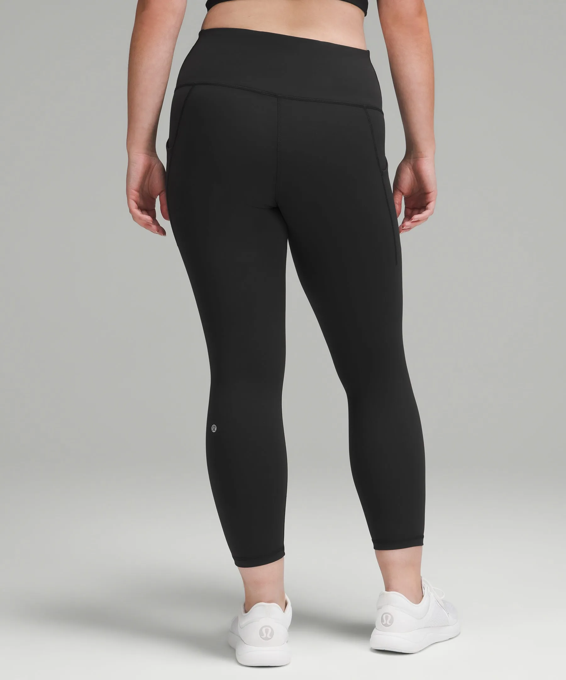 LULULEMON BLACK WUNDER TRAIN HIGH RISE TIGHT 25