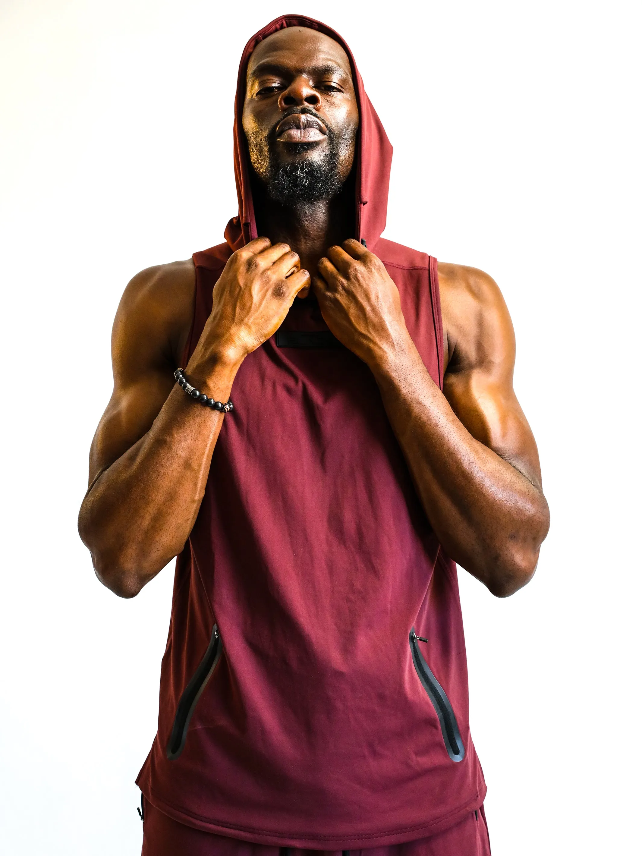 Men's Color Collection Sleeveless Hoodie