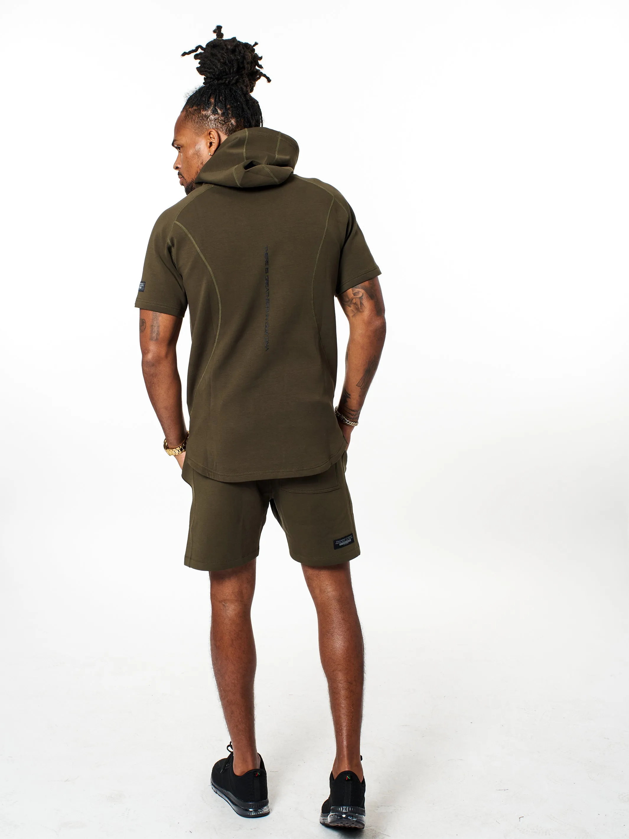 Men's Performance Tech Color Short Sleeve Hoodie