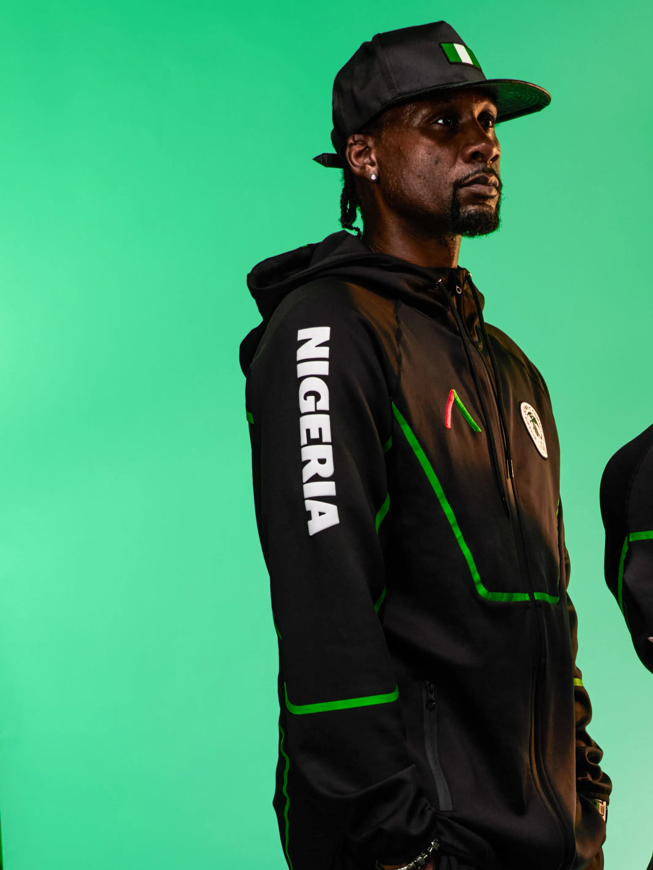 Men's Team Nigeria Zipper Hoodie