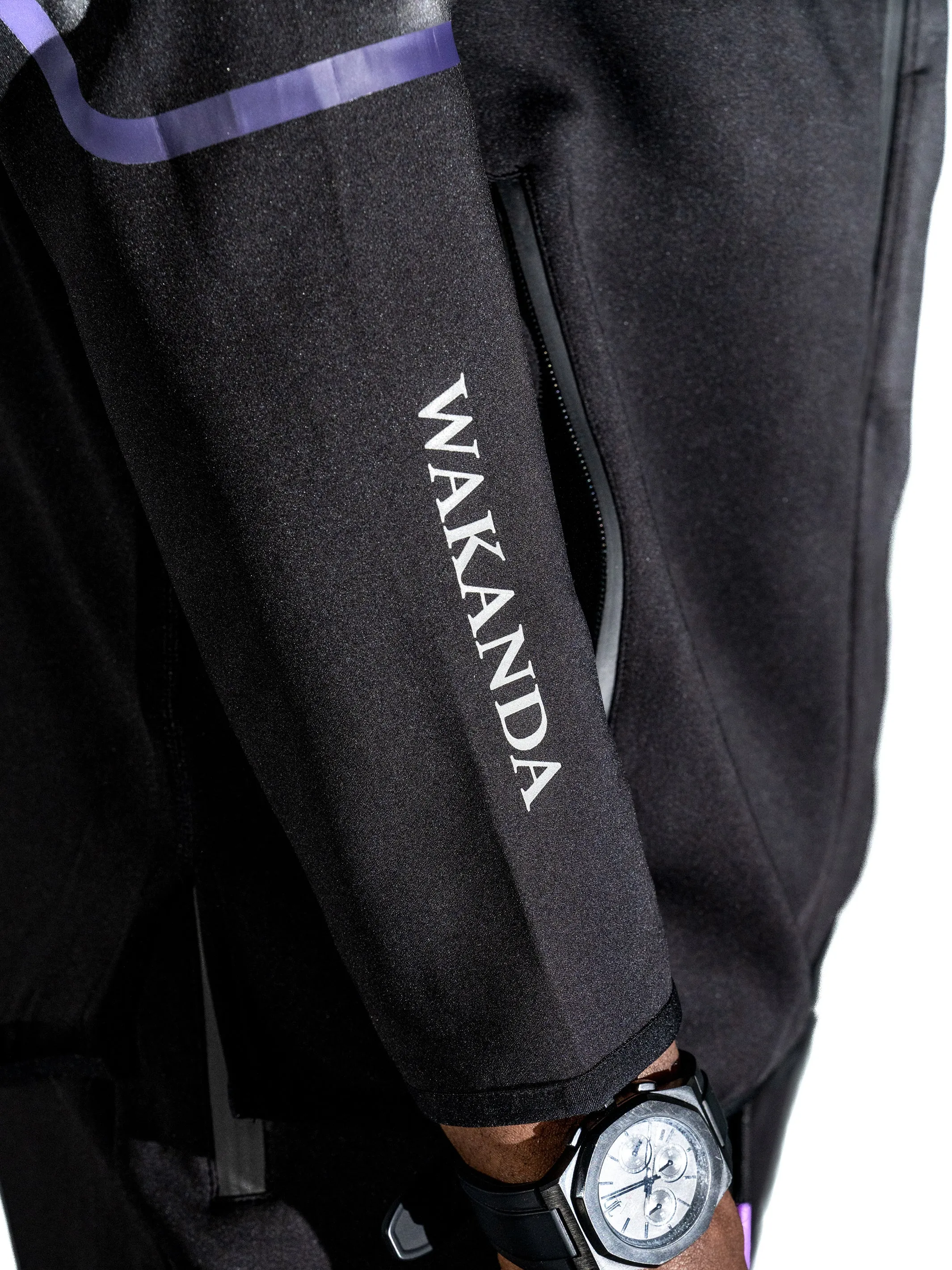 Men's Wakanda Athletics Vibranium Zipper Hoodie