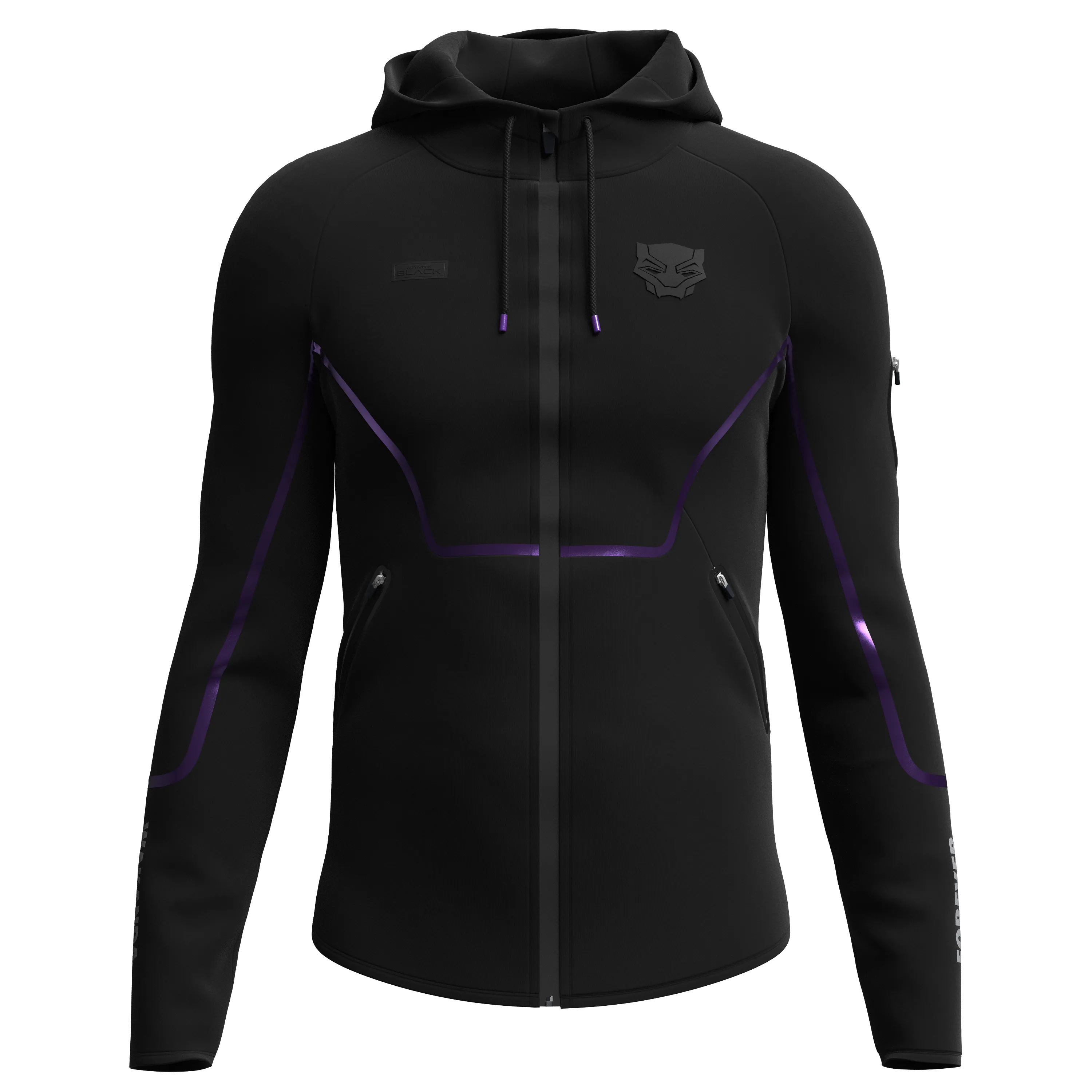 Men's Wakanda Athletics Vibranium Zipper Hoodie