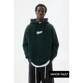 (Minor Fault) Green Logo Hooded Sweatshirt