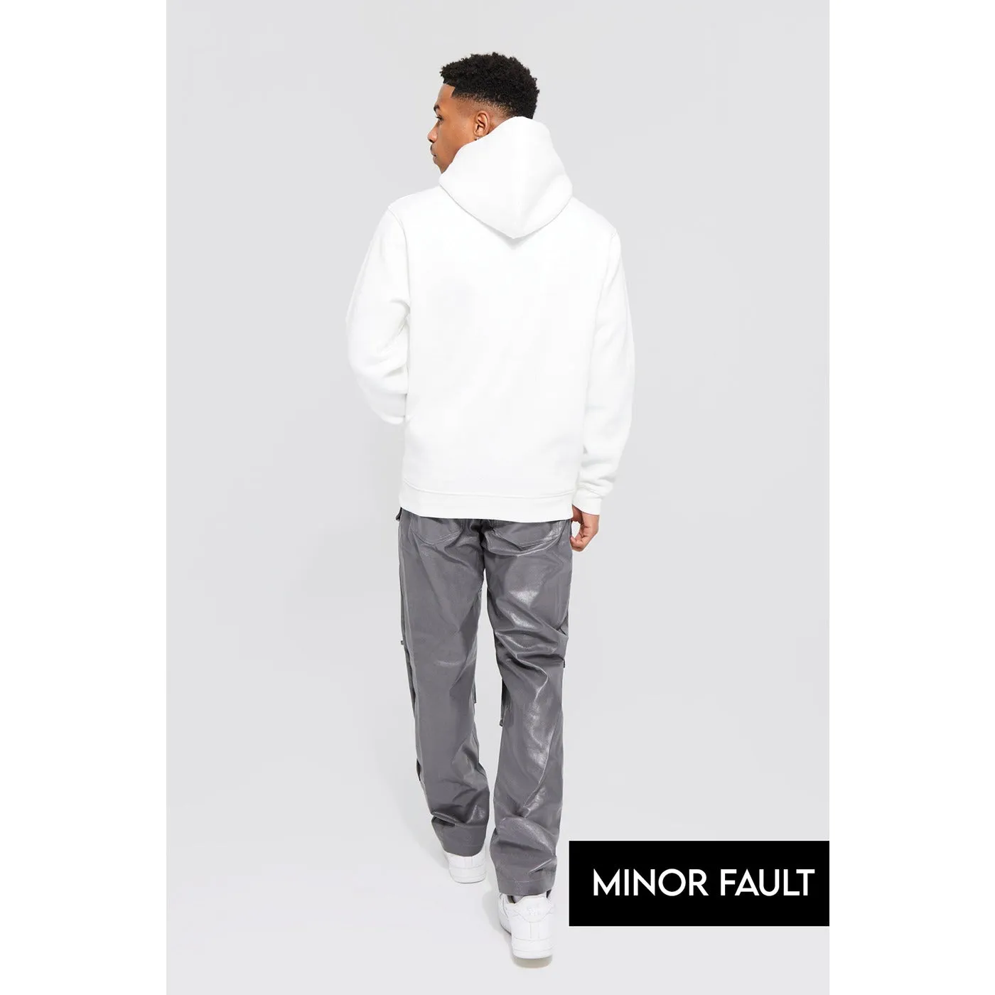 (Minor Fault) Limited Edition White Printed Hoodie