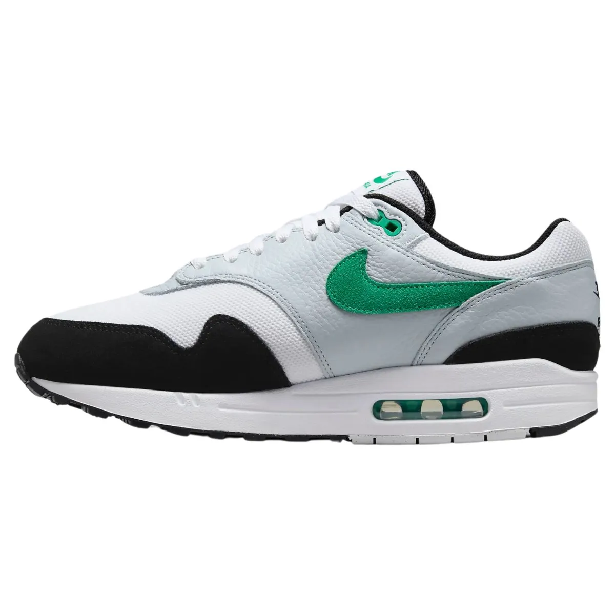 Nike Men's Air Max 1 White/Pure Platinum/Black/Stadium Green