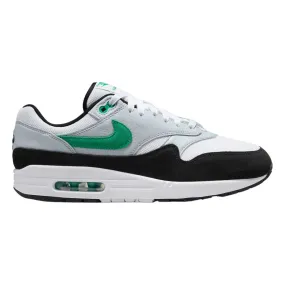 Nike Men's Air Max 1 White/Pure Platinum/Black/Stadium Green