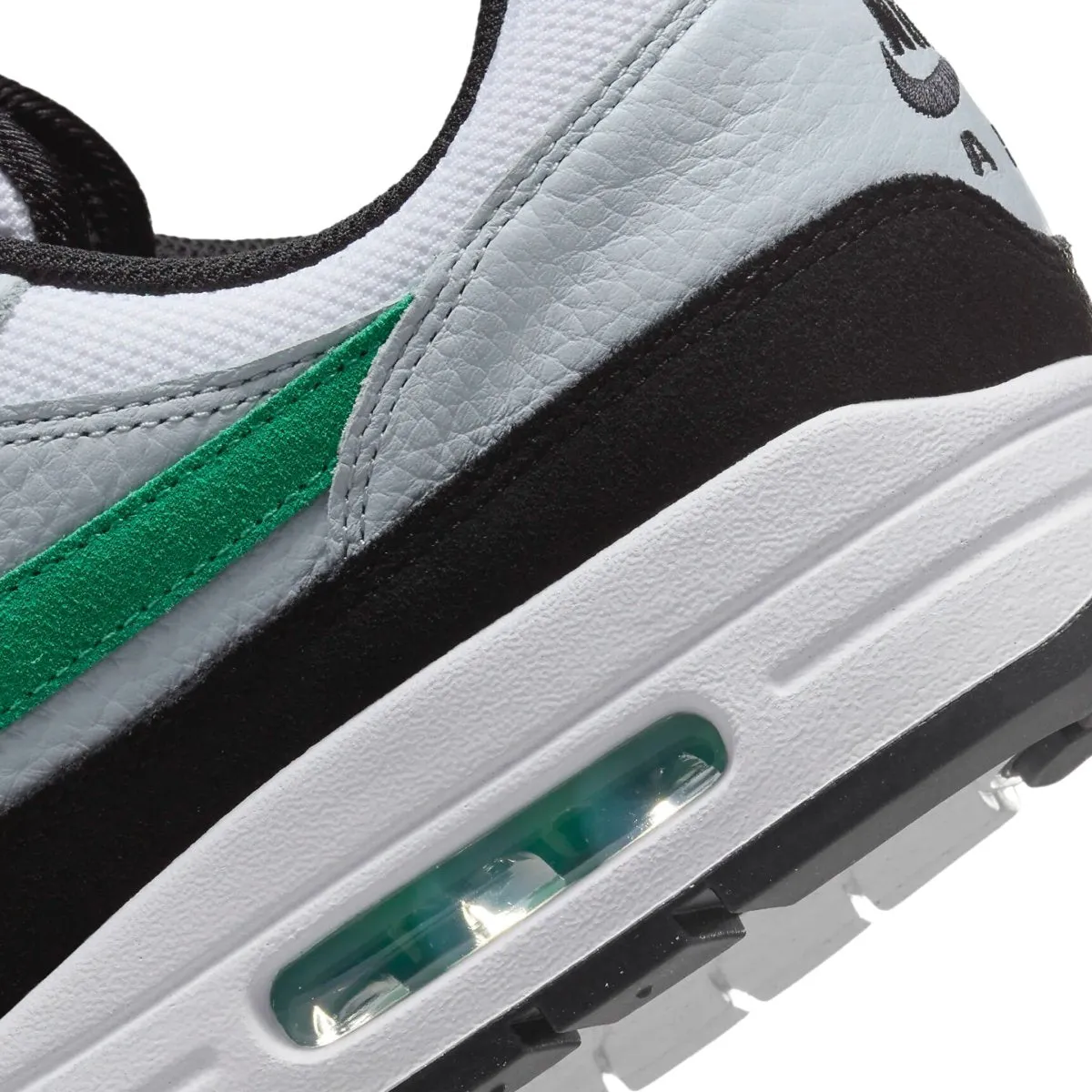 Nike Men's Air Max 1 White/Pure Platinum/Black/Stadium Green