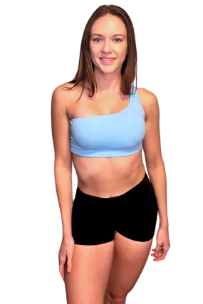 Nirvana Ribbed Asymmetrical Sports Bra