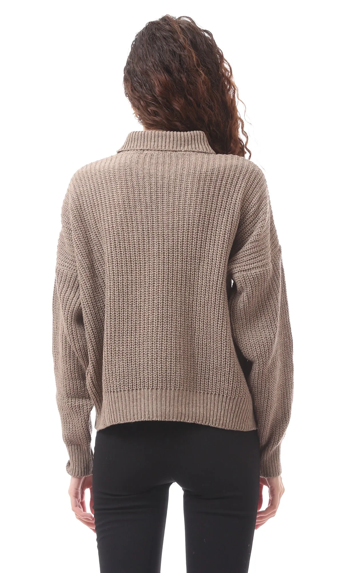 Cozy High Neck Knitted Pullover Sweater for Ultimate Comfort and Style