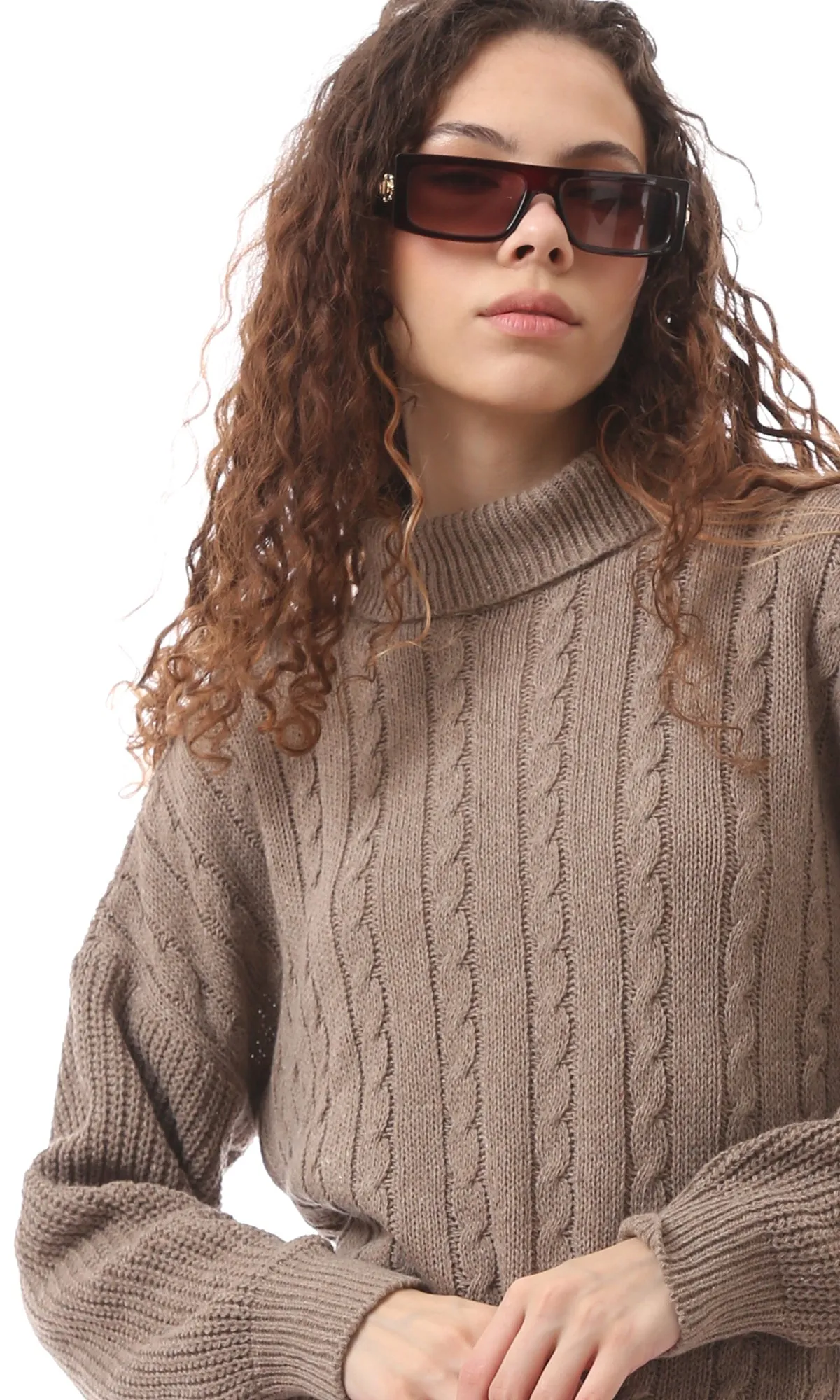 Cozy High Neck Knitted Pullover Sweater for Ultimate Comfort and Style