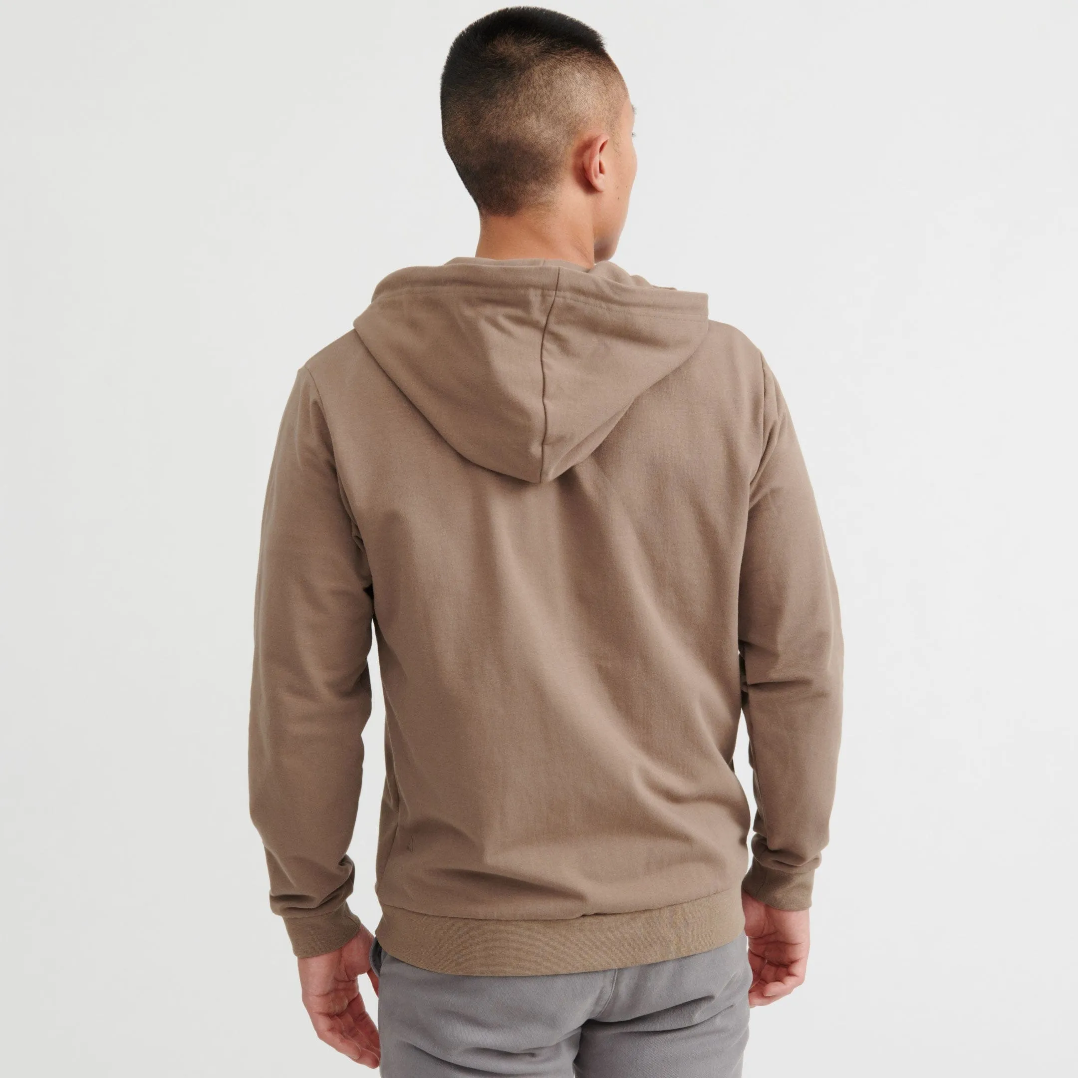 Oak French Terry Full-Zip Hoodie