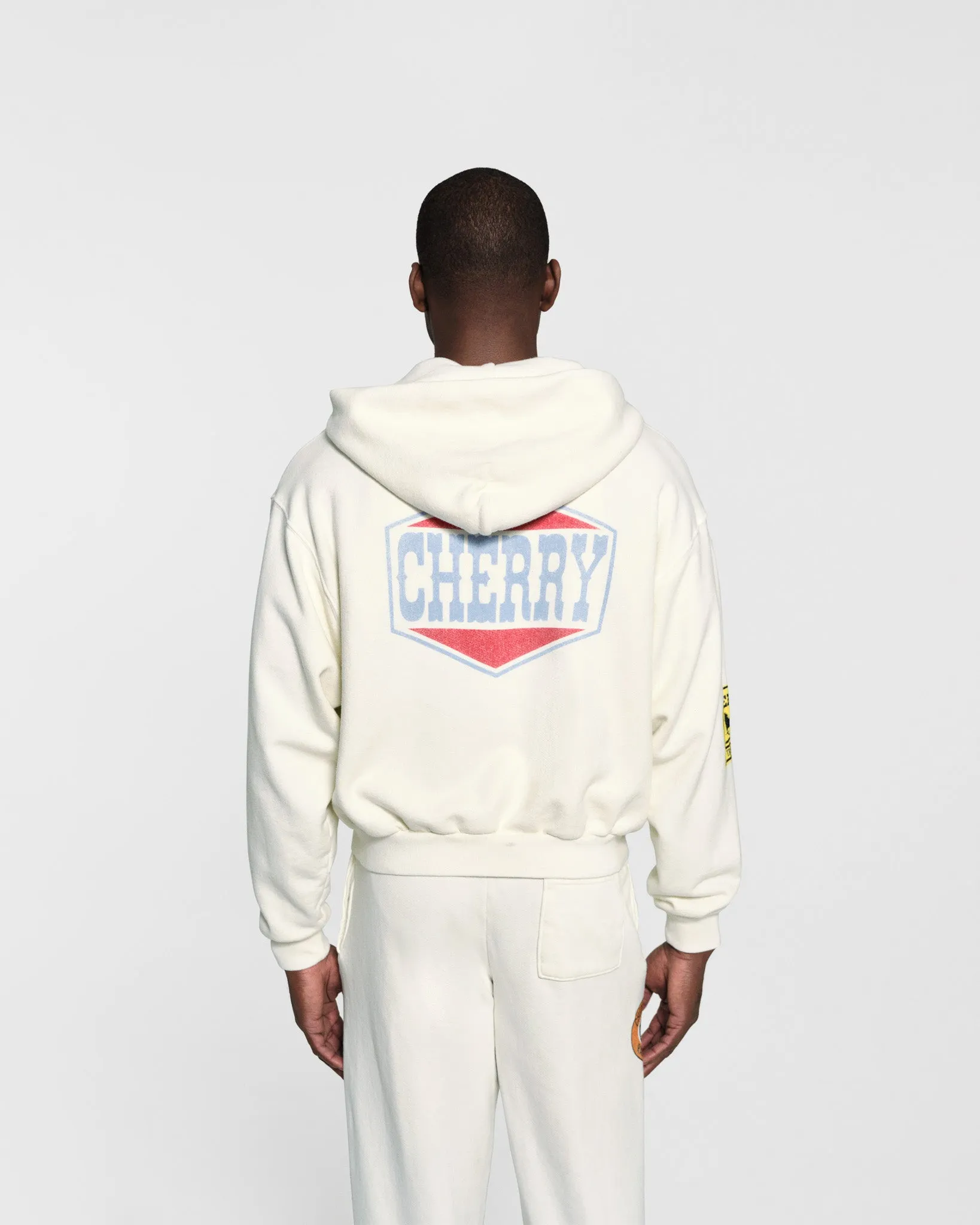 Off Road Zip-Up Hoodie (Vintage White)