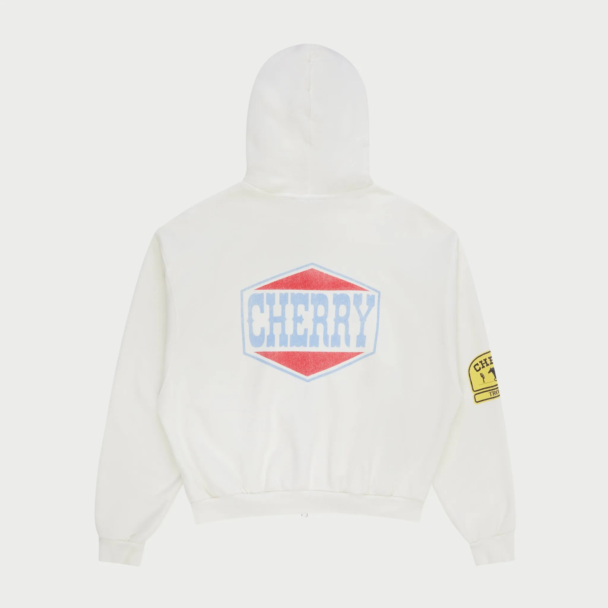 Off Road Zip-Up Hoodie (Vintage White)