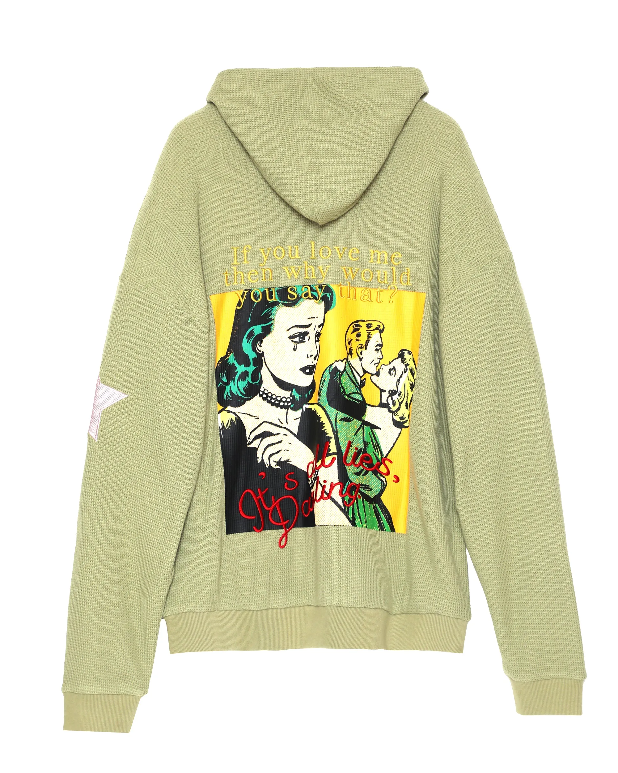 Olive Don’t Say It Darling Harley Zip-Up Hoodie