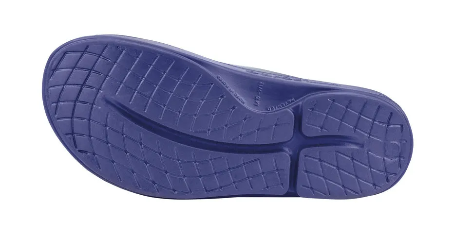 Oofos OOahh Sport Slide (Unisex) - Navy