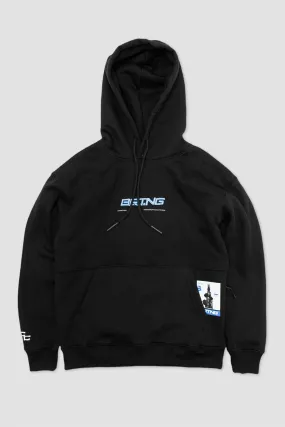 Polera Hoodies Antena Negro