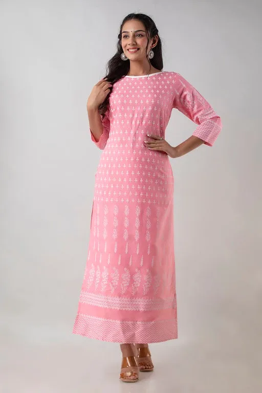 Pretty Rayon Plus Size Straight Kurti