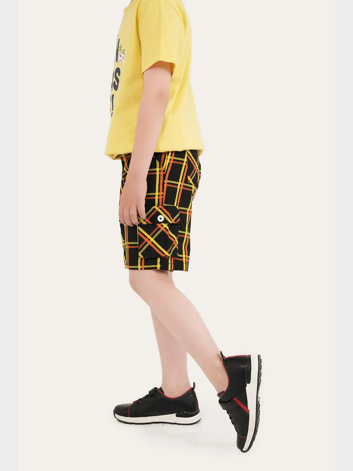 "DARNELL" Casual Checkered Shorts