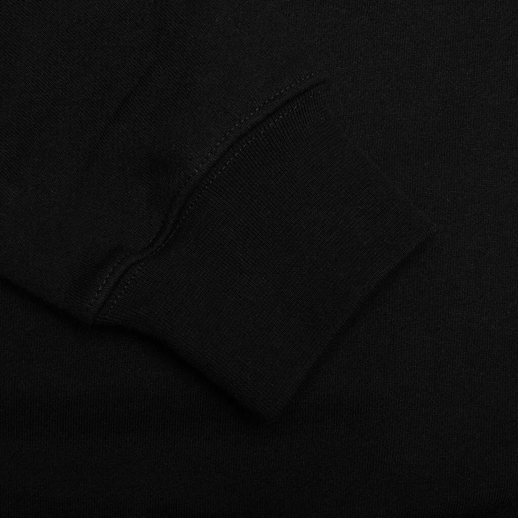 "Puff Logo Hoodie - Black