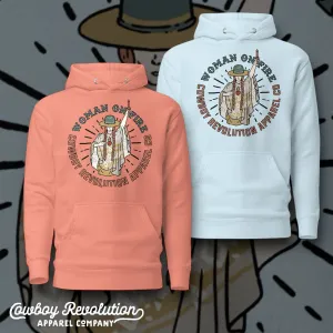 "Woman On Fire" Cowboy Revolution Premium Hoodie