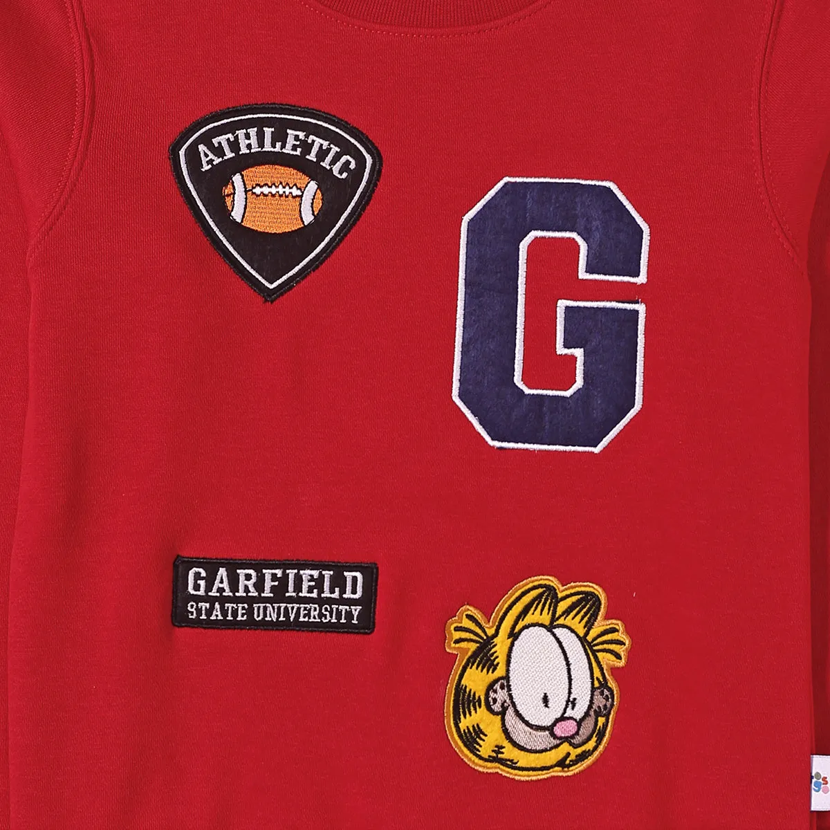 Red Garfield Boys Sweatshirt