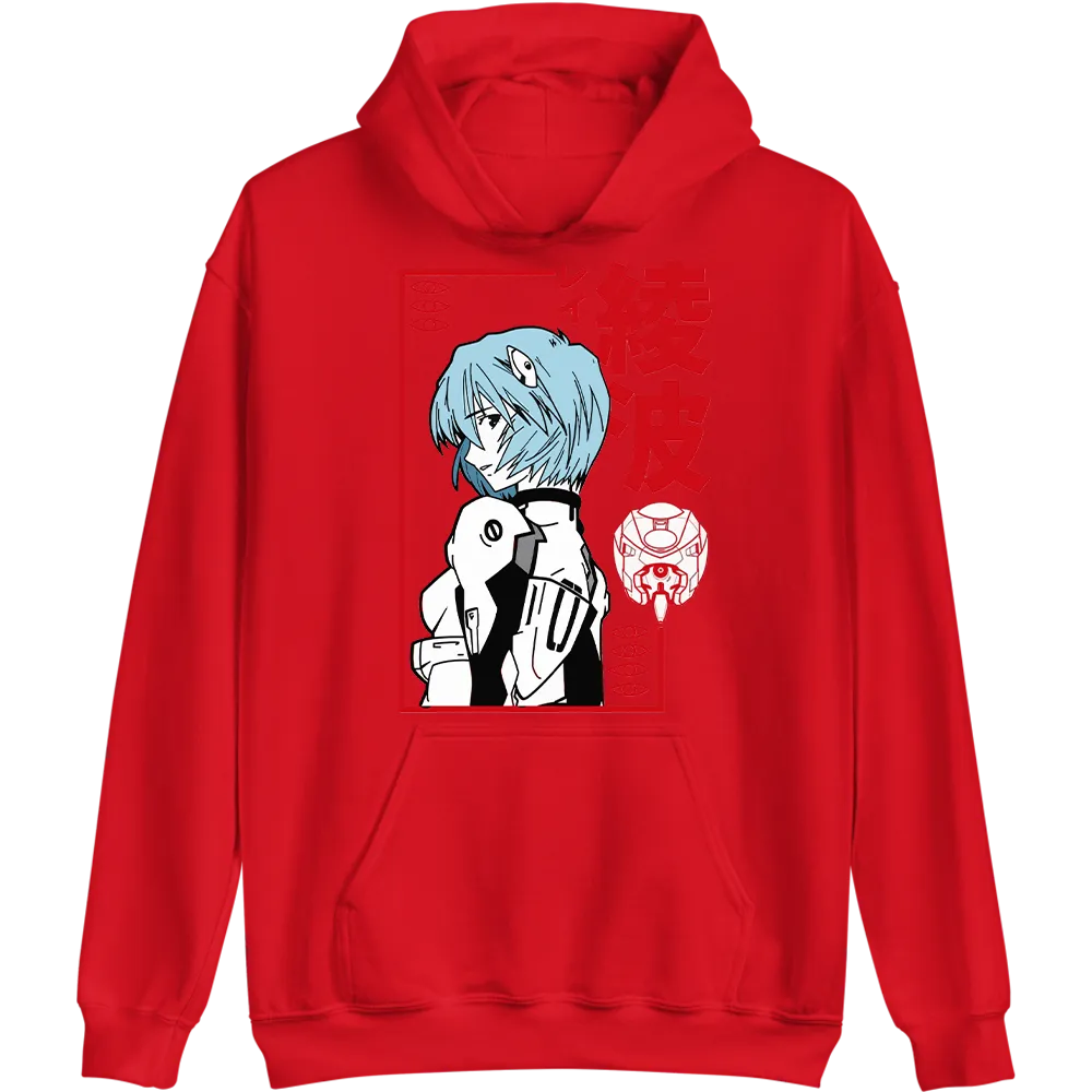 Rei Ayanami Neon Genesis Evangelion Pullover Hoodie