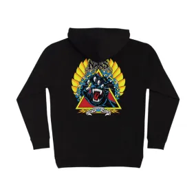 Santa Cruz Mens Natas Screaming Panther Pullover Hoodie - Black