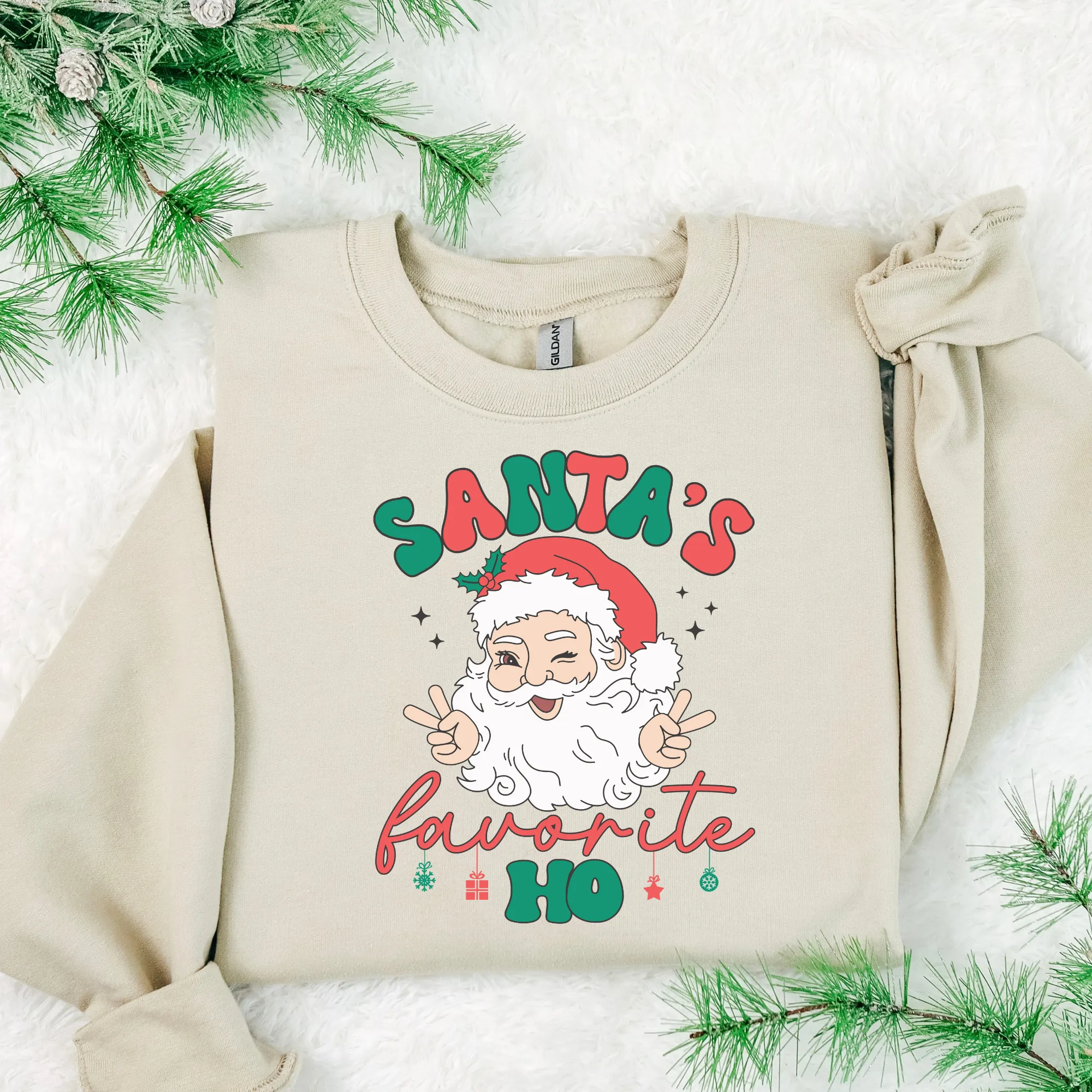 Santa's Favorite Ho Crewneck Sweatshirt