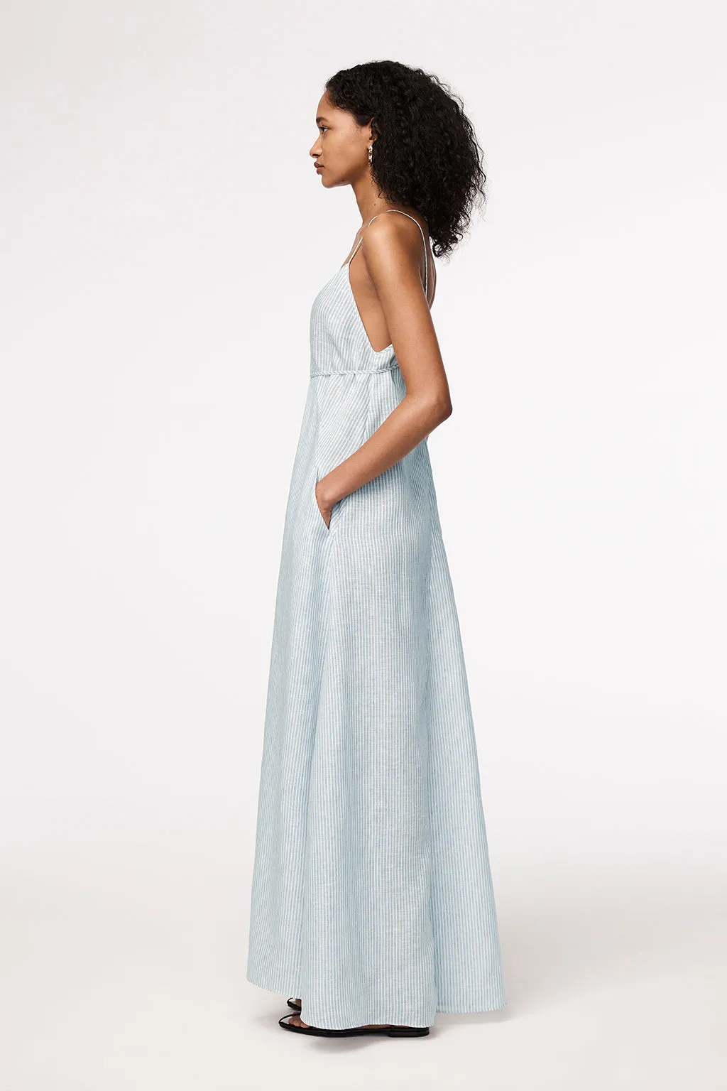 Seamed Slip Dress