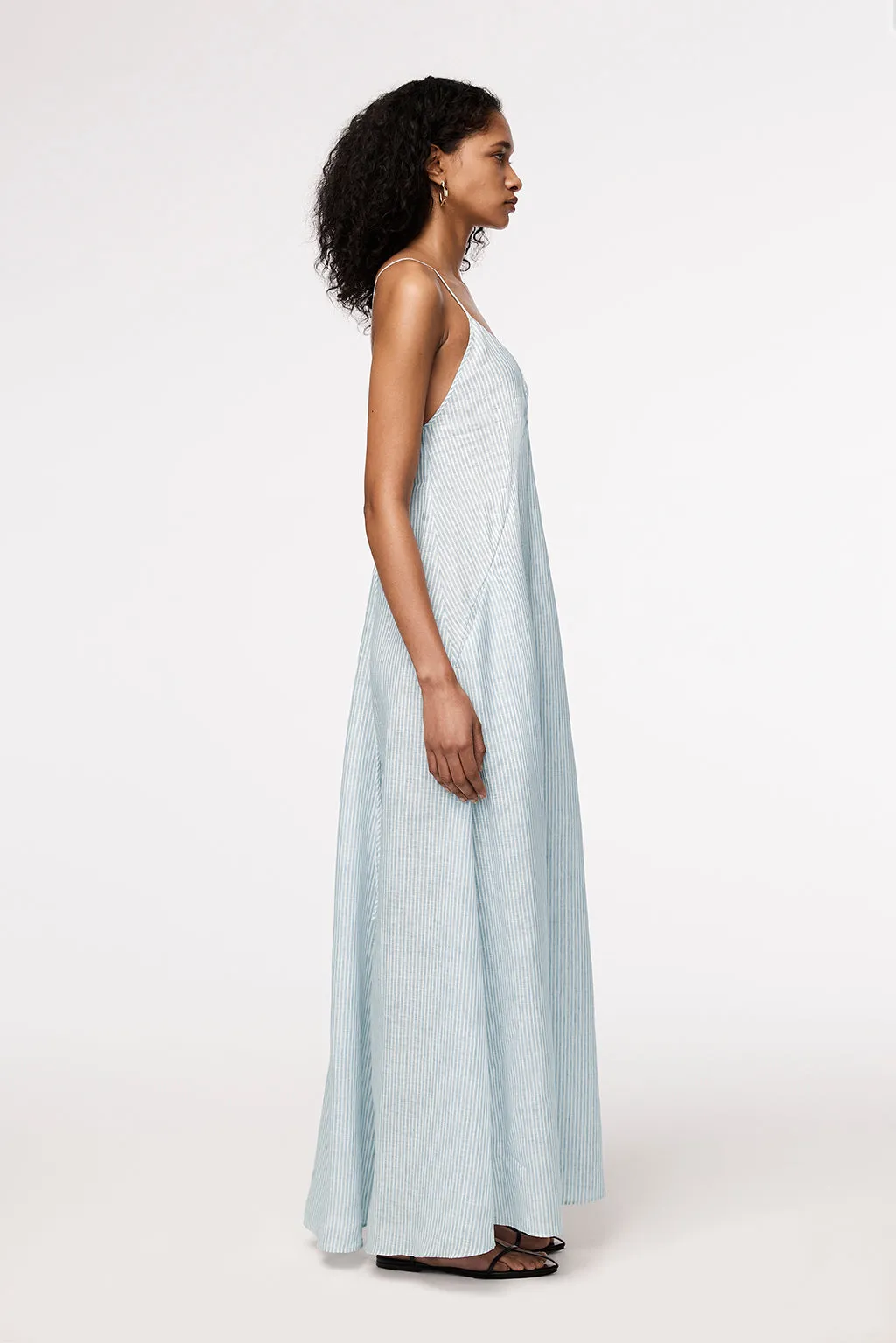 Seamed Slip Dress