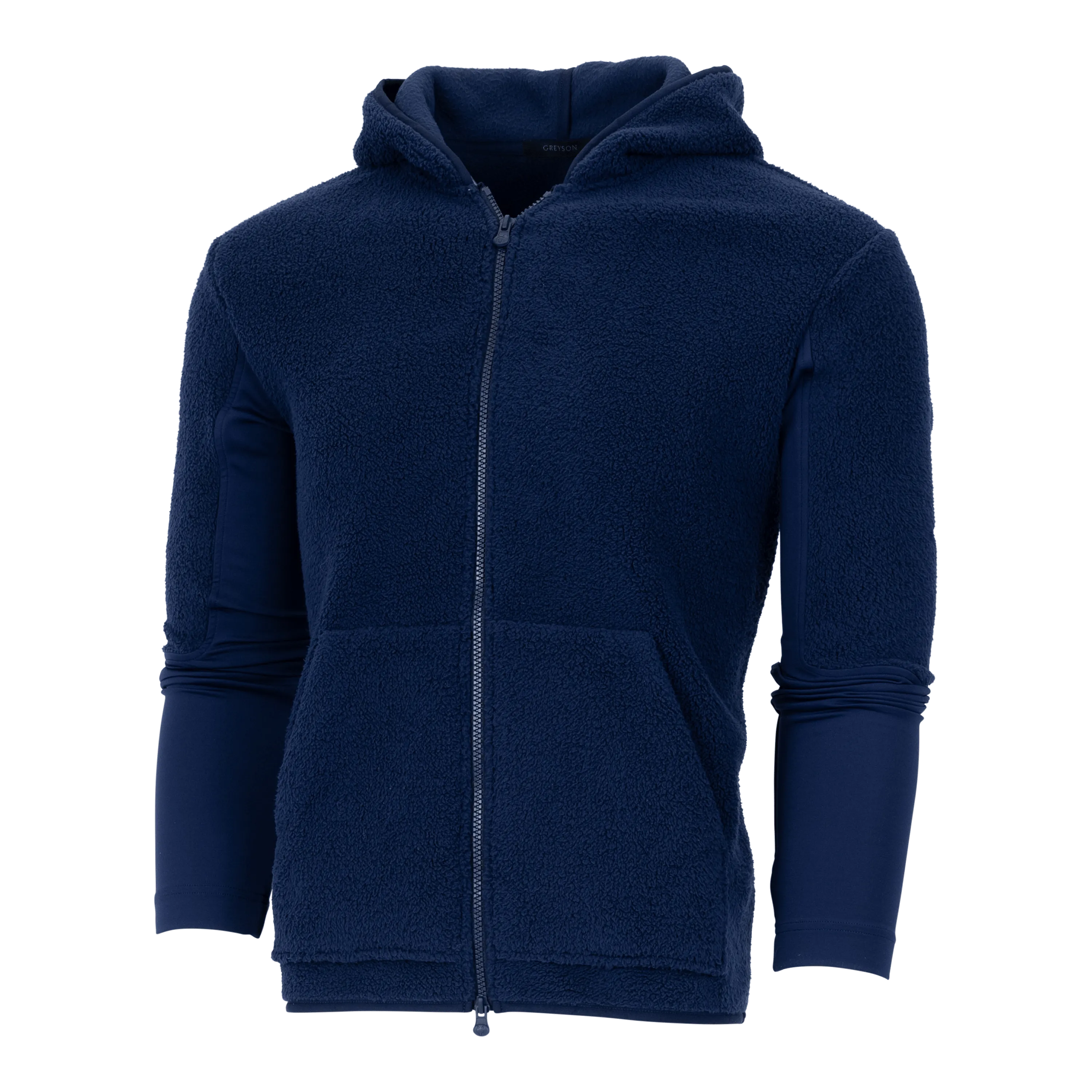 Sherpa Hybrid Full-Zip Hoodie