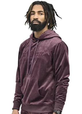 Si Tu Veux VEUX VELVET HOODIE (PURPLE)