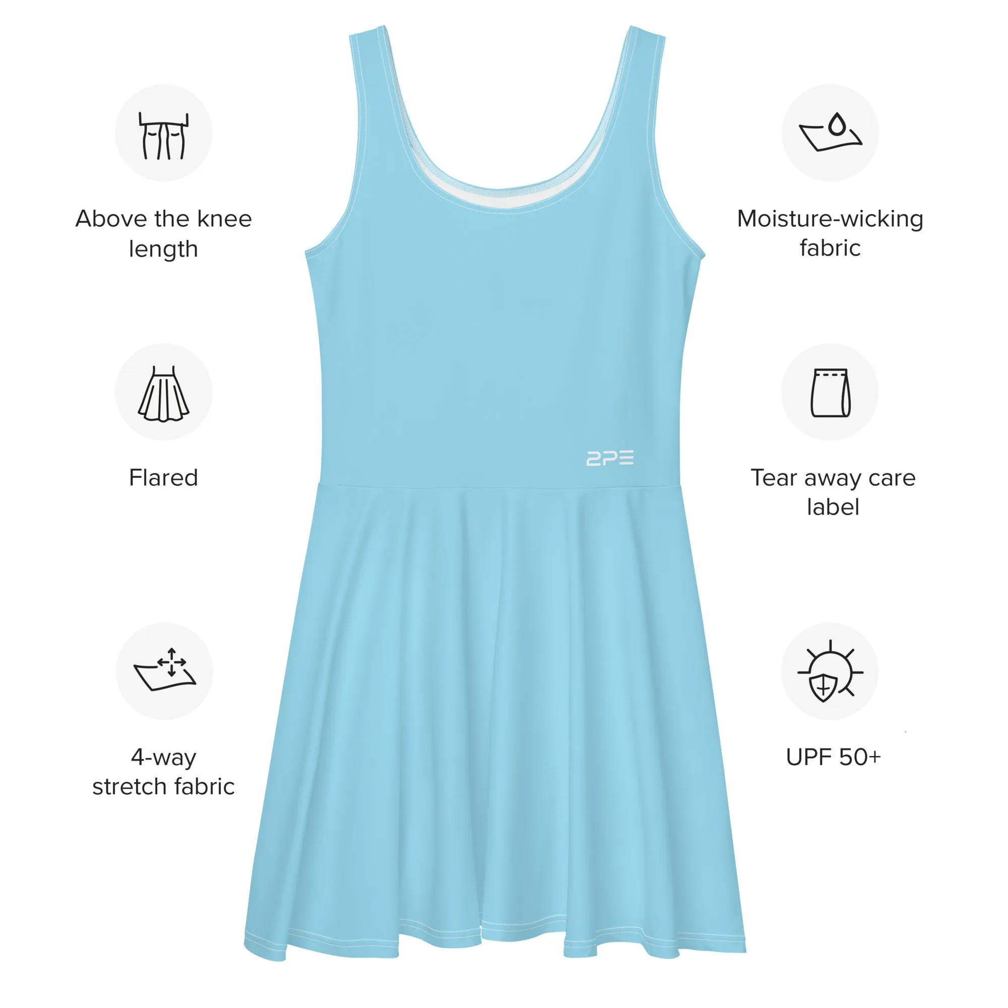 Sky Blue Travel Dress