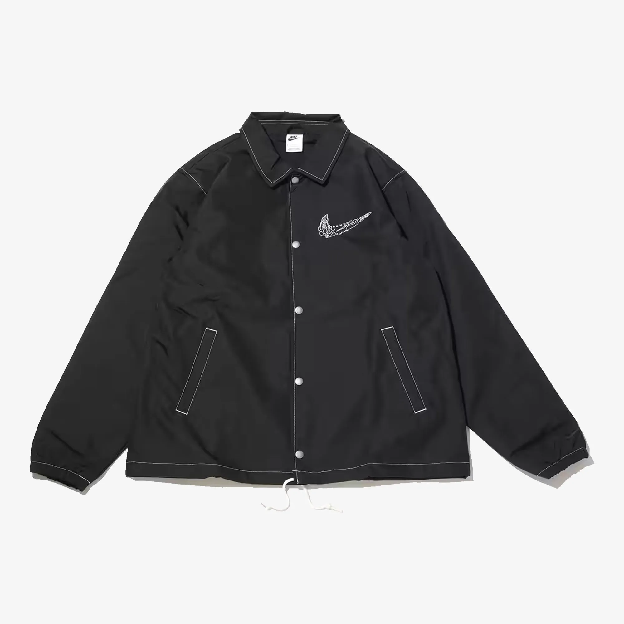 SPORTSWEAR LOOSE COACHES JACKET 'BLACK/SAIL/BLACK'