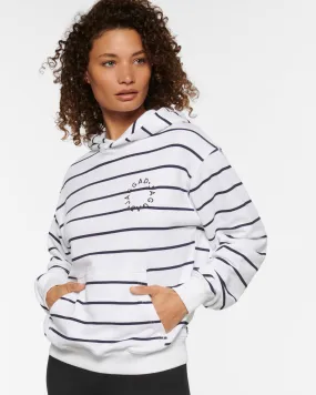 STUDIO CLASSIC HOODIE NAVY STRIPE