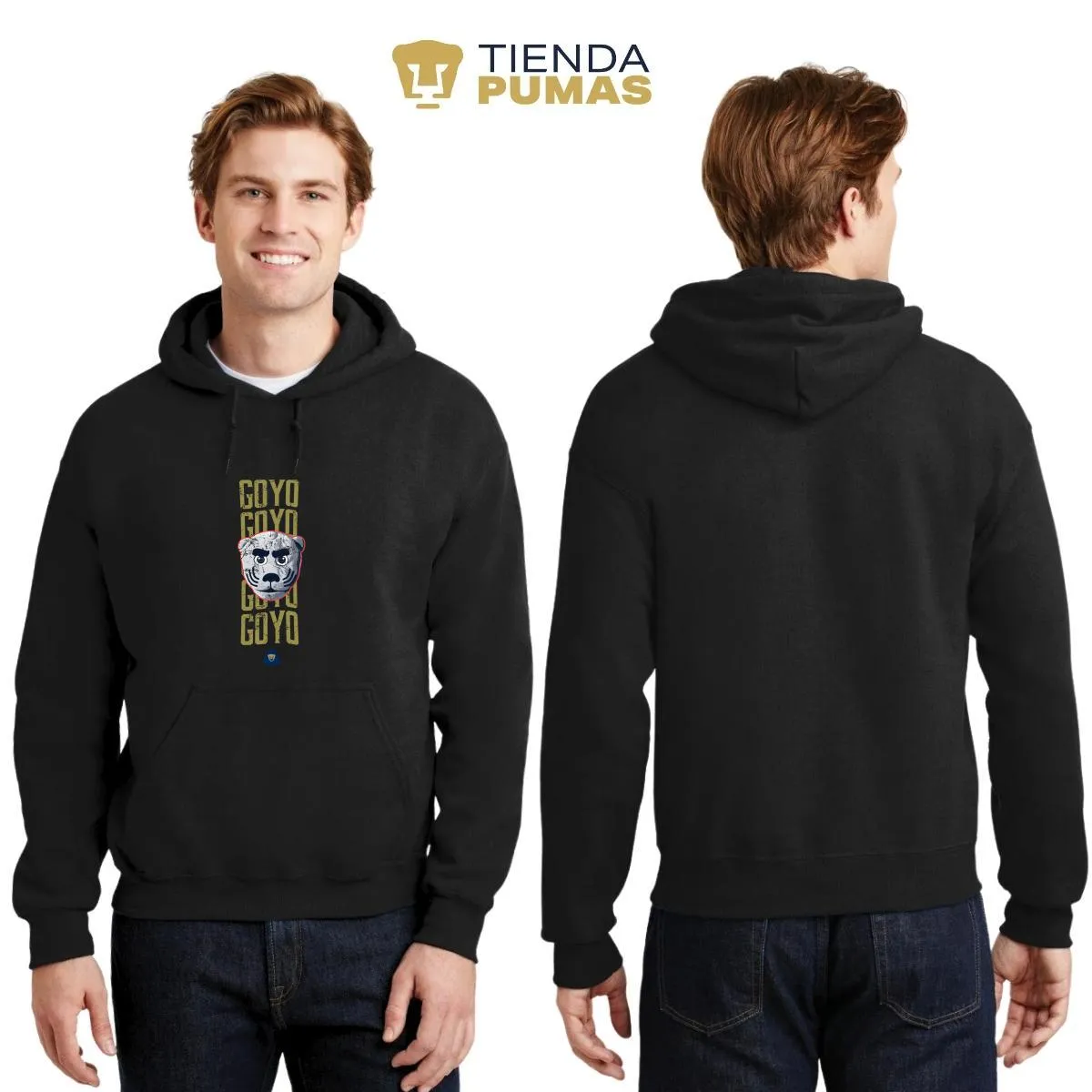 Sudadera Hombre Hoodie Pumas UNAM Goyo Goyo