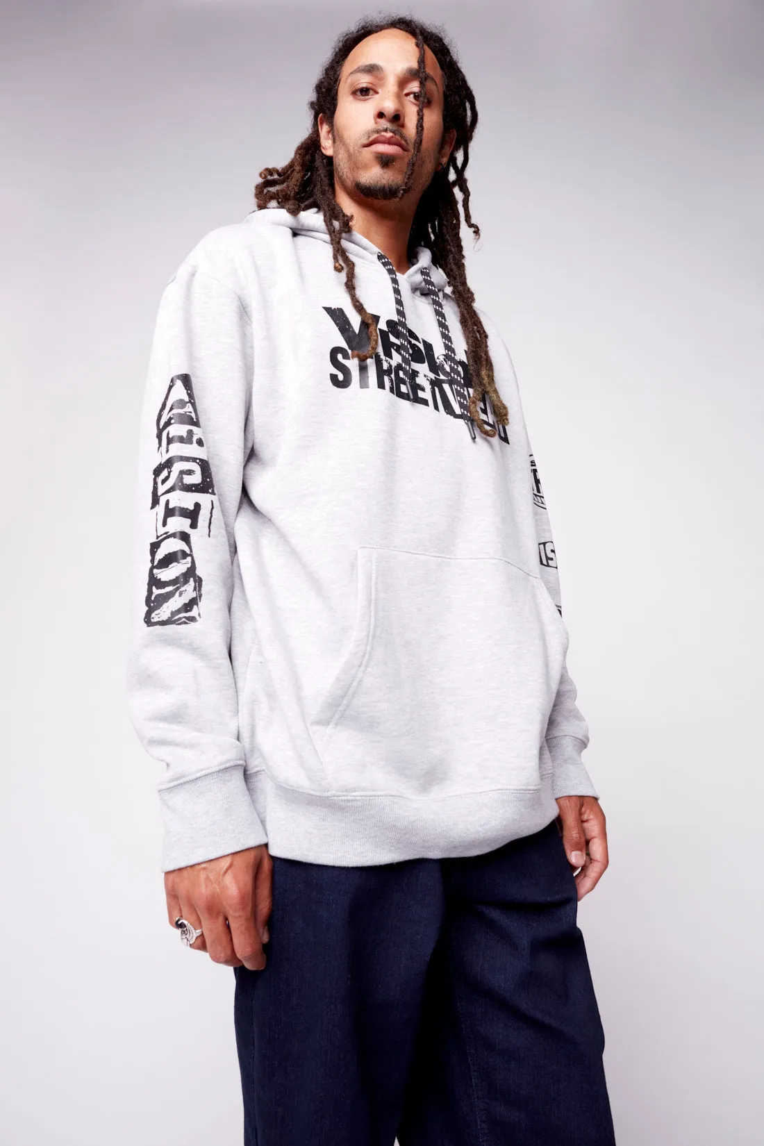 Team Logo Hoodie - Heather Grey