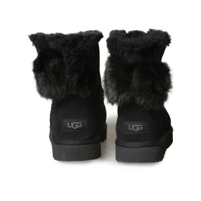 UGG Mini Emmie Bow Black Boots - Women's