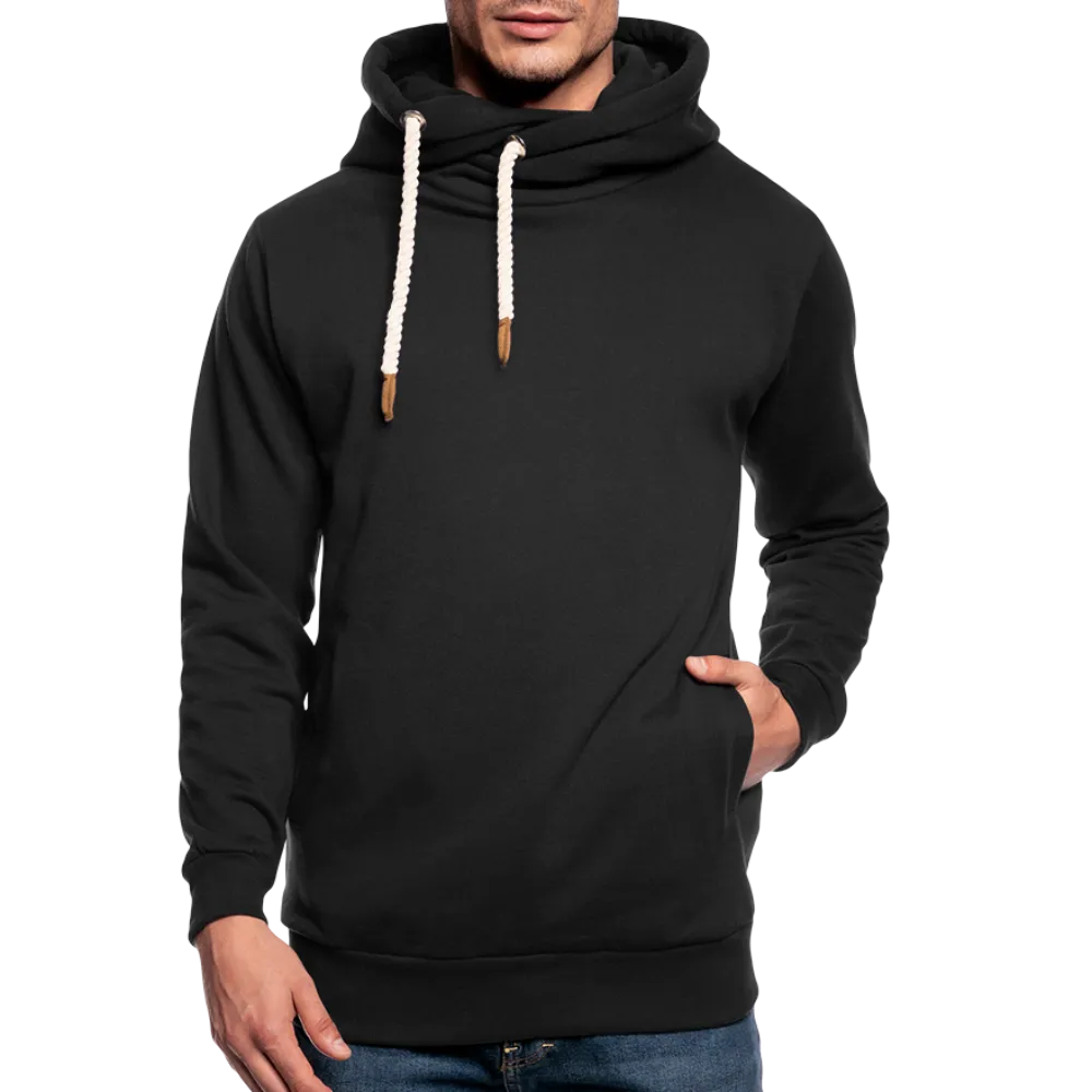 Unisex Schalkragen Hoodie